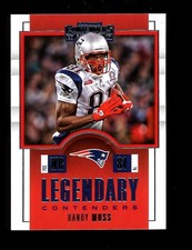 2017 Panini Legendary Contenders #LC-11 Randy Moss New England Patriots HOF