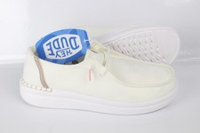 Hey Dude Women's Wendy Rise Shoes Size 9 Spark White Dirt Marks