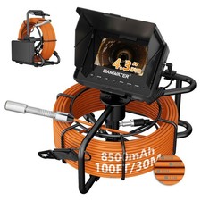 Sewer Camera 100FT/30M,Pipe Inspection Camera DVR  Audio Recorder,18MM Bores...