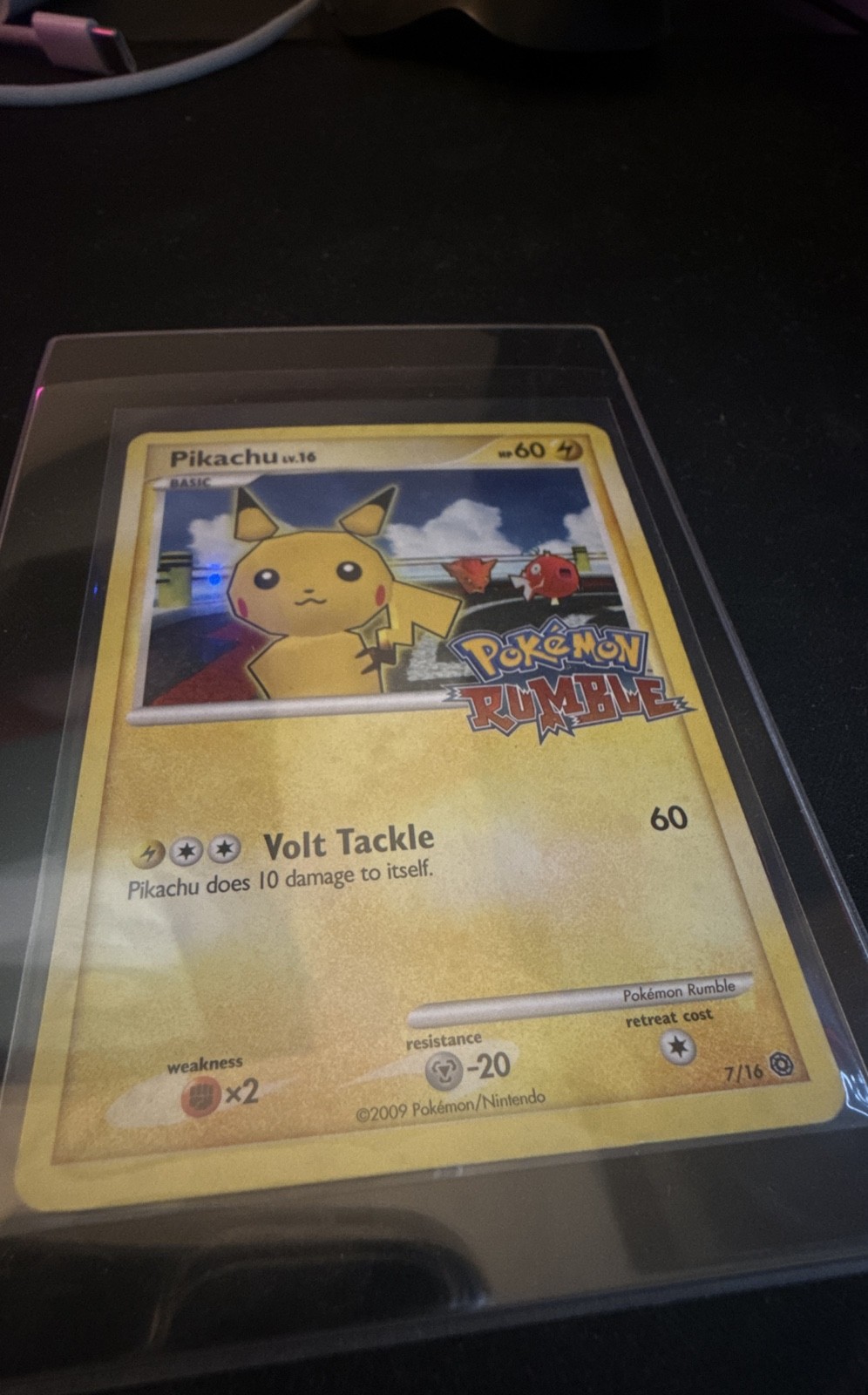 Pikachu 7 Rumble Holo