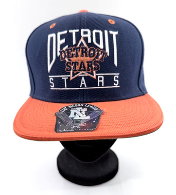 J. W. Nostalgic Fields Detroit Stars Negro League 87th Anniversary Snapback Cap