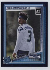 2025 Donruss Optic Rated Rookie Purple Stars Prizm 8/15 Nick Emmanwori #277 14mf