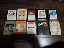 Lot of 21 Vintage 8-Track Tapes - Styx, Tammy Wynette, Polka, Country - DIY...