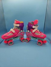 Patines Roller Derby Unicornio 2 en 1 Ajustables Talla 3-6 Niñas-Cuatro Ruedas Niñas