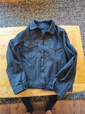 RARE Black Denim Louis Vuitton Jacket (Size 50)