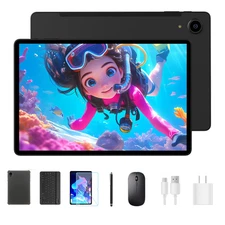 11 inch Android 15 WIFI Tablet FHD Touchscreen 8-Core 20GB+128GB with Keyboard