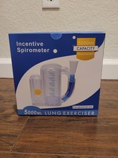 Breathing Trainer for Adults,Breathing Exercise Device for Lungs, 5000Ml Volume