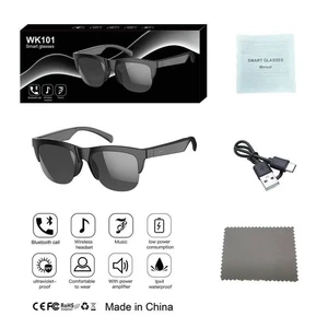 Wireless Smart Glasses Lightweight Comfort Fit for Phone Calls Music Streaming x