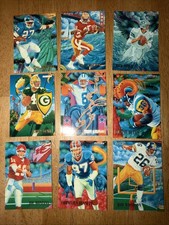 Compete 9 Card 1994 Fleer Pro-Vision Football Insert Set