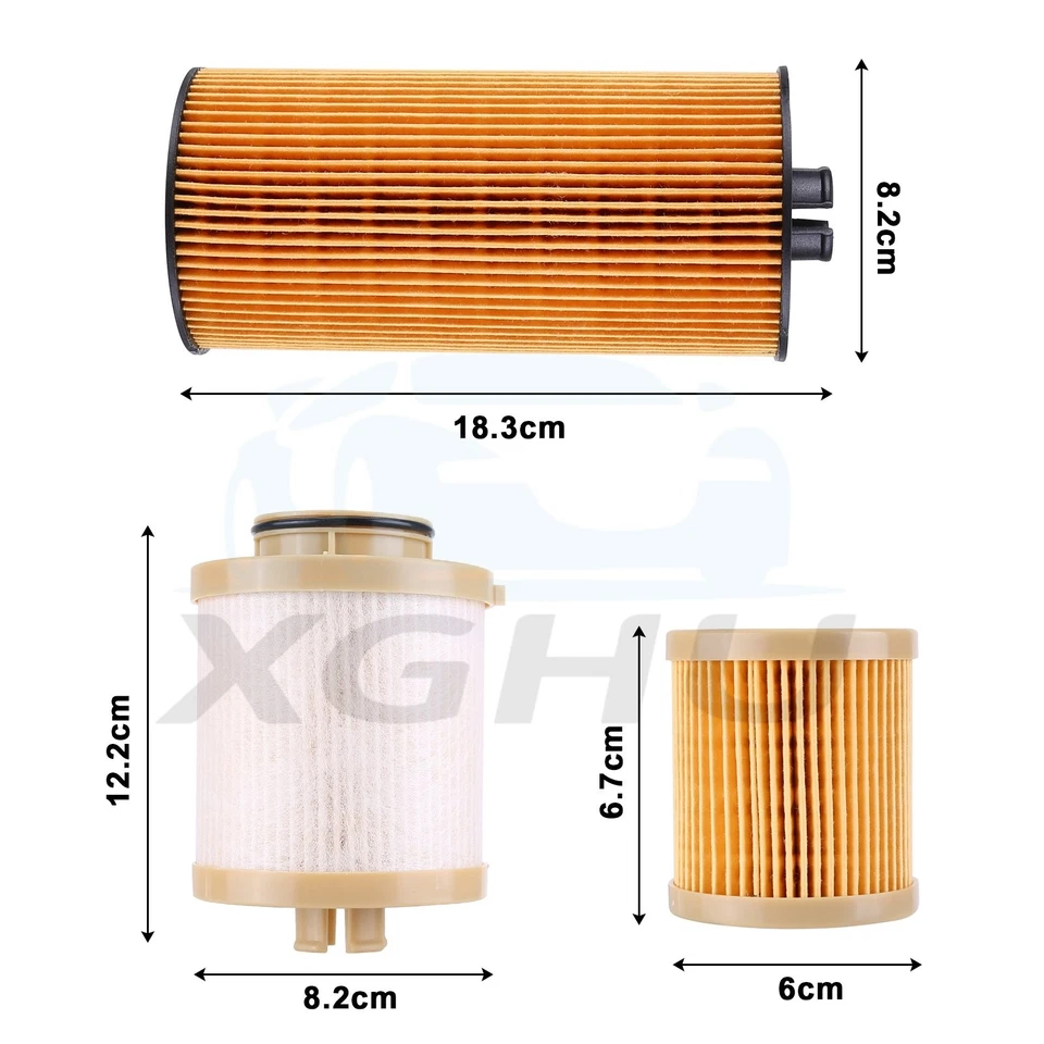 10 Set Fuel Filter FL2016 Oil Filter For Ford F250 Super Duty 2003-07 10XFD4616 Foto 4 de 4