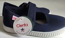 Cienta Kids 56000 Navy Blue Canvas Mary Jane Shoes 77 Marino US 7.5 Toddler