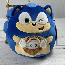 Squishmallows Easter Sonic the Hedgehog with Egg Basket 8 Inch Soft Plush New