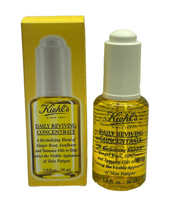 Kiehl's Daily Reviving Concentrate Face Oil 1.0oz/30ml New In Box - Discontinued