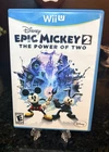 Wii U Epic Mickey 2 The Power of Two -  Disc & Case included