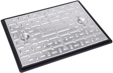 Clark Drain 600 X 450Mm Galvanised S/S 5T Manhole Cover PC6BG
