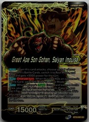 Great Ape Son Gohan (Saiyan Impulse) BT15-091 Saiyan Showdown Dragon Ball Super TCG