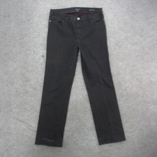 Tommy Hilfiger Jeans Youth 16 Black Greenwich Straight Denim Stretch Girls