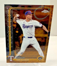 Topps Gilded Collection Gold Wave Refractor Corey Seager Rangers /75 #106