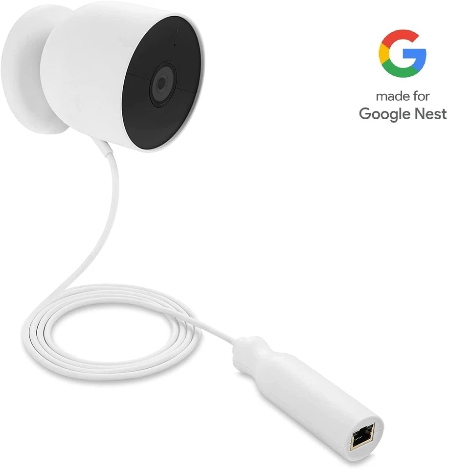 Adaptador Wasserstein PoE para Google Nest Cam Exterior o Interior, Batería Foto 2 de 4