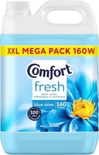 Image of Comfort Fresh Blue Skies Fabric Conditioner Softener 160 washes (4.8 L)