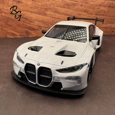 Motor Max 2022/2024 BMW M4 GT3 1:24 Diecast Model - White - W/Box