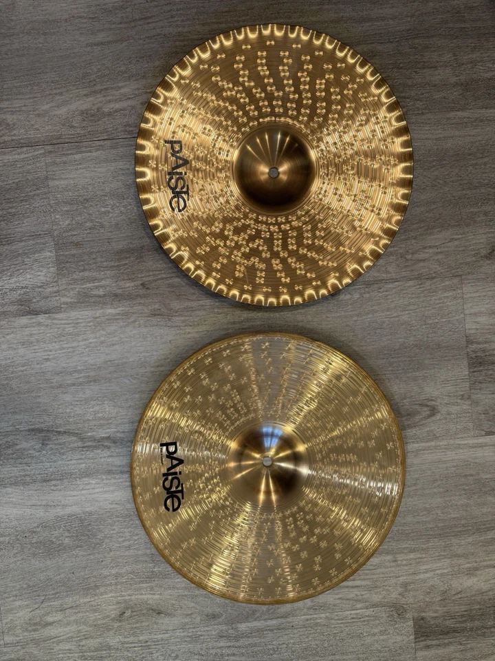 Platillos Hi-Hat Paiste 14" Black Alpha Slipknot Edition Sound Edge (2008 - 2016) Foto 2 de 2