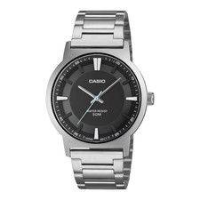 Casio MTP-B220D-1A Black Dial Gunmetal Stainless Steel 38 mm New Men's Watch