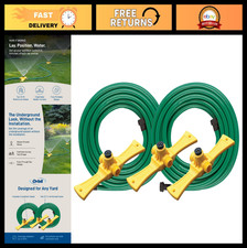 Portable Above-Ground Sprinkler System for Lawn Garden Irrigation - Green