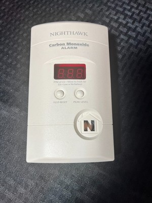 Kidde Nighthawk AC Plug-in Carbon Monoxide Alarm w/ a Digital Display TESTED
