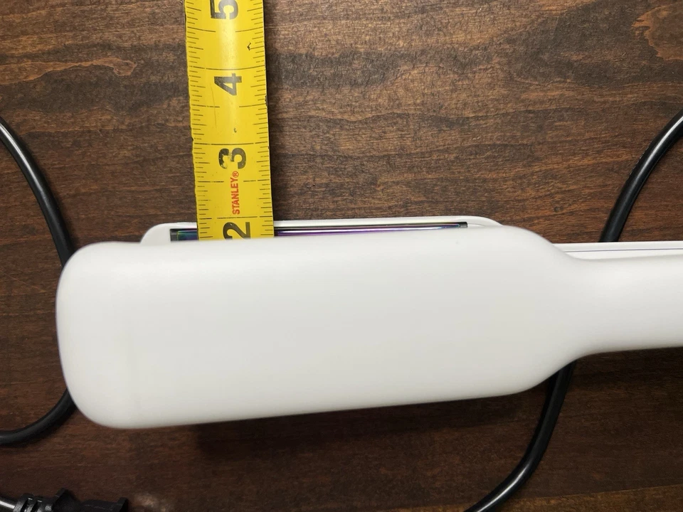 Plancha de pelo profesional Bellezza blanca de 2 pulgadas Foto 4 de 4