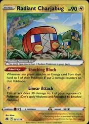 Radiant Charjabug 051/159 Crown Zenith Radiant Rare Holo