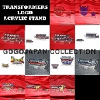 TRANSFORMERS LOGO ACRYLIC STAND CYBERTRON DESTROY EMBLEM SUPER LINK V Z 2010