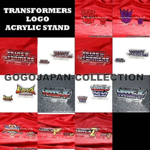 TRANSFORMERS LOGO ACRYLIC STAND CYBERTRON DESTROY EMBLEM SUPER LINK V Z 2010