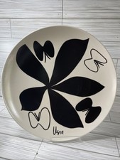 Vintage Vera Neumann X MIKASA Silhouette Butterfly Chop Plate 12&rdquo; Round Platter