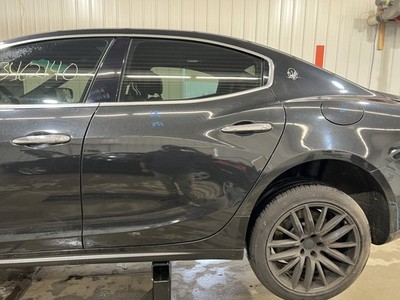 14-22 MASERATI GHIBLI DRIVER LEFT REAR SIDE DOOR SILK BLACK 815