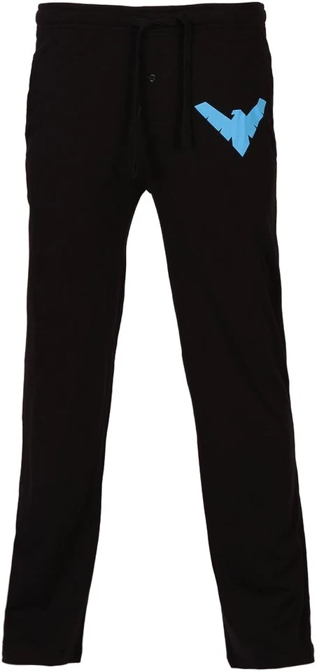 Batman Nightwing Logo DC Comics Pajama Sleep Pants - Image 2 of 2
