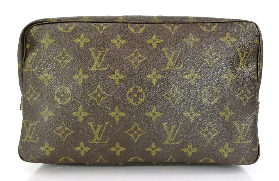 Auténtico bolso cosmético Louis Vuitton Trousse Toilette 28 monograma #62065 Foto 3 de 4