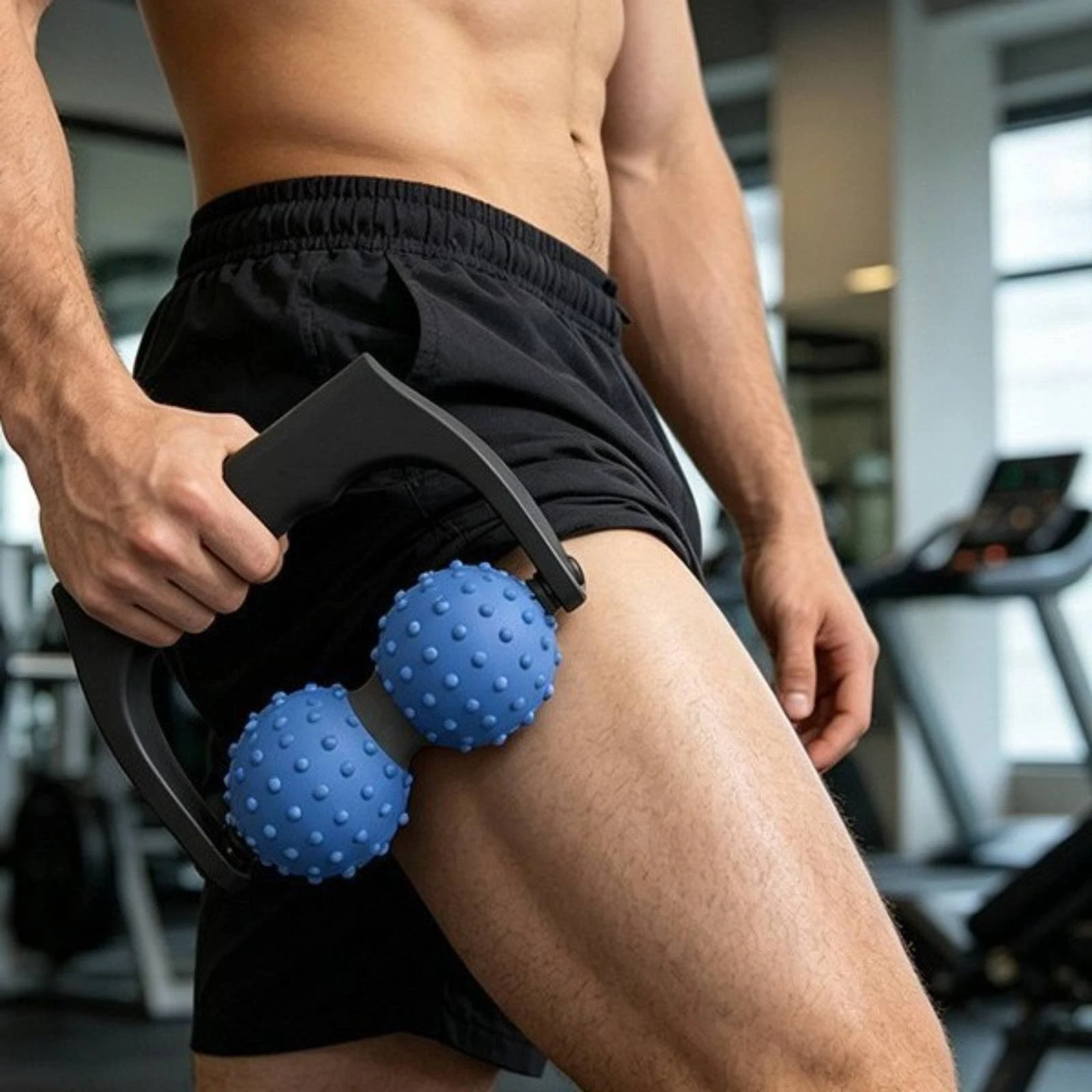 Double Ball Massager Portable Handheld Massage Massager Long-Lasting for Home
