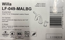 Pfister LF-049-MALBG Widespread Bathroom Faucet,Brushed Gold, READ 