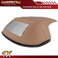 Tan Convertible Soft Top For Mazda Miata 1990-1997 99-05 Convertible Ma133-2993t