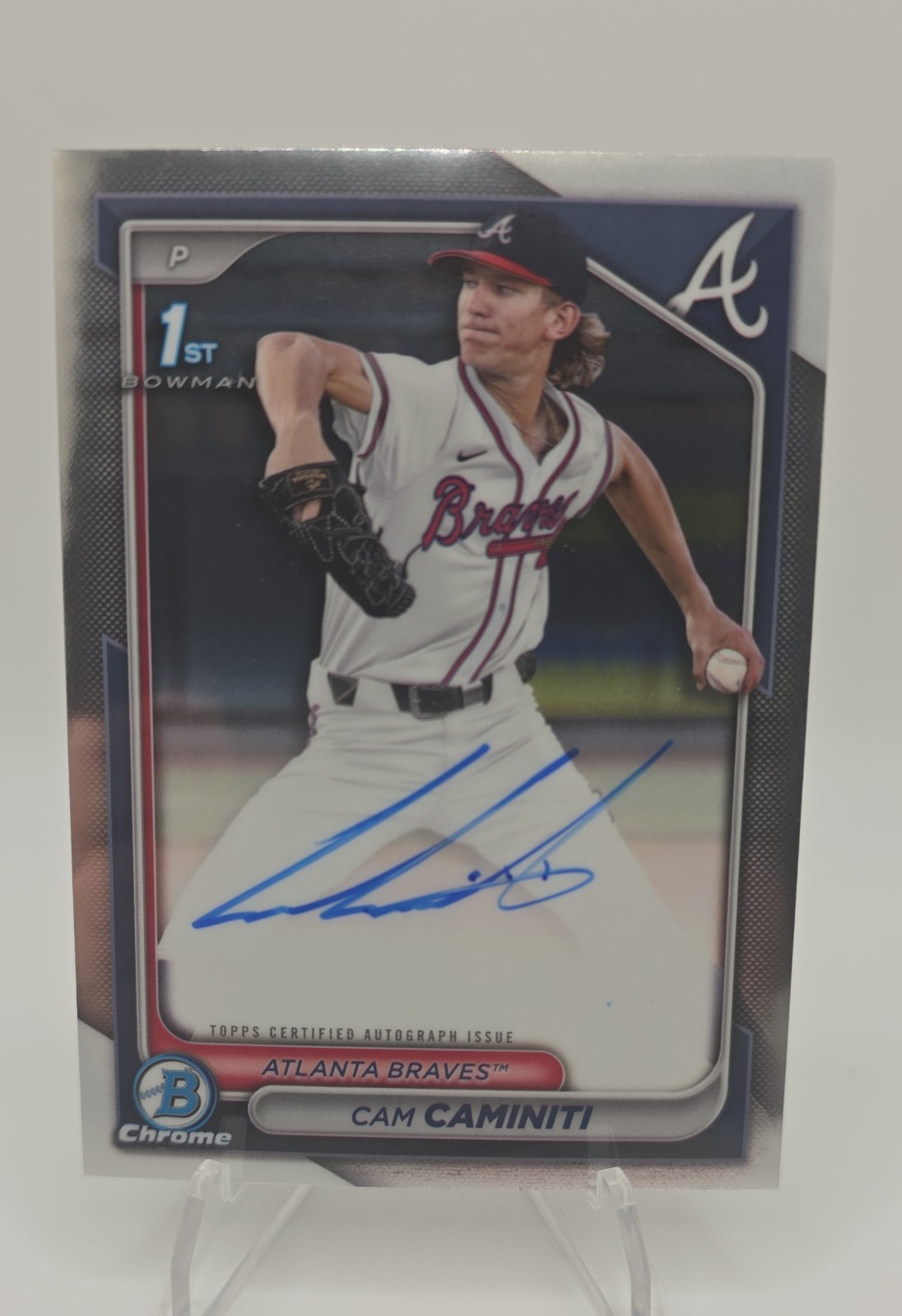 2024 Bowman Draft - Chrome Prospect Autographs Cam Caminiti #CPA-CC (AU, RC)