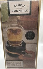 Take A Shot Drinking Game Studio Mercantile Shot Glass Included Barware New