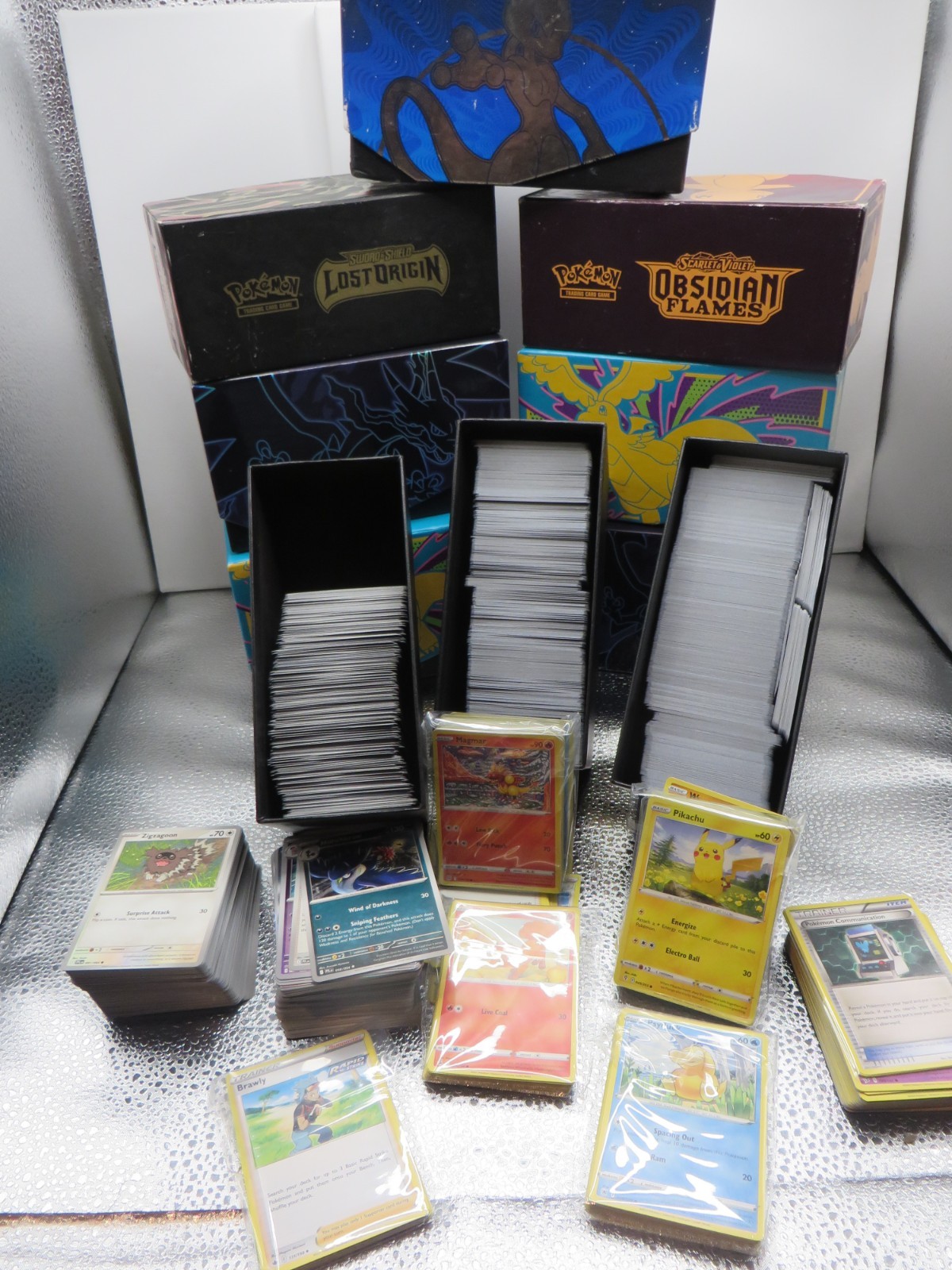 Pacchetto di 50 carte Pokémon con ologrammi