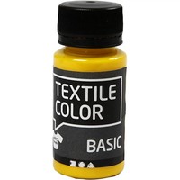 Creativ Company Textilfarbe, PrimäRgelb, 50 Ml, 1 FläSchchen | 34203 | 2024
