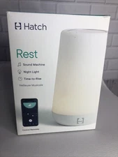 Hatch Rest Sound Machine, Night Light & Time-to-Rise Open Box Tested
