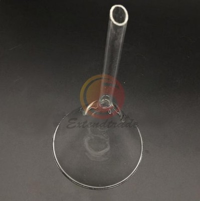 NEW 2PCS 60mm Glass Powder Funnel, With straight tip, Lab Glassware *hu