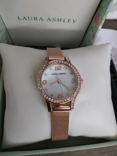 Orologio Laura Ashley Mini Bracciale Maglia Oro Rosa