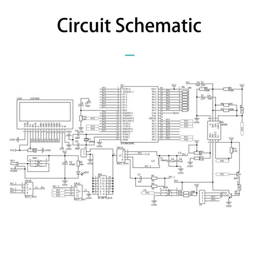 High Definition LCD Digital Inductance Capacitance Frequency Measurement Kit - Photo 11/25
