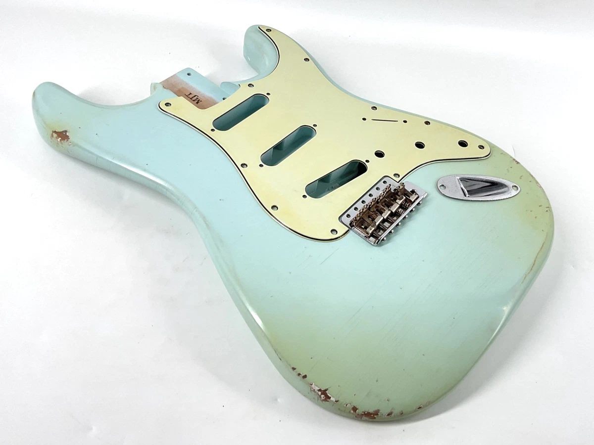 MJT Official Custom Vintage Aged Nitro Guitar Body Mark Jenny VTS Sonic Blue