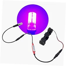 Purple LED Light kit with fire and Flame Flicker Effects Control 12 Volts DC 1 
